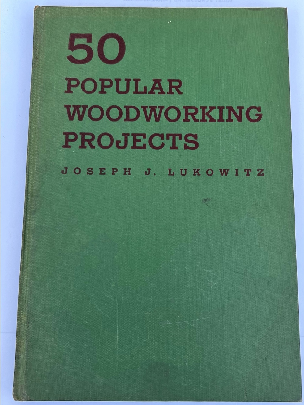 VINTAGE “50 POPULAR WOODWORKING PROJECTS” HARDCOVER BOOK